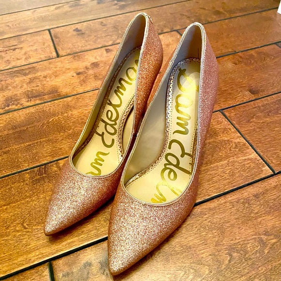 SAM EDELMAN Sparkling Pink Heals - Picture 2 of 4